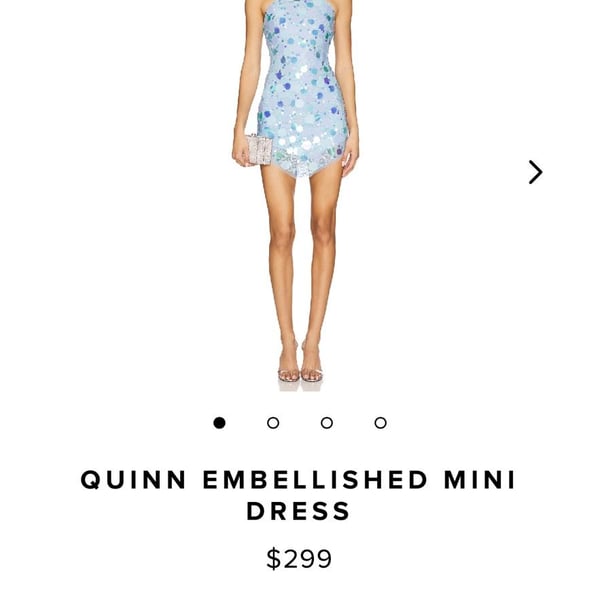 Quinn Embellished Mini Dress