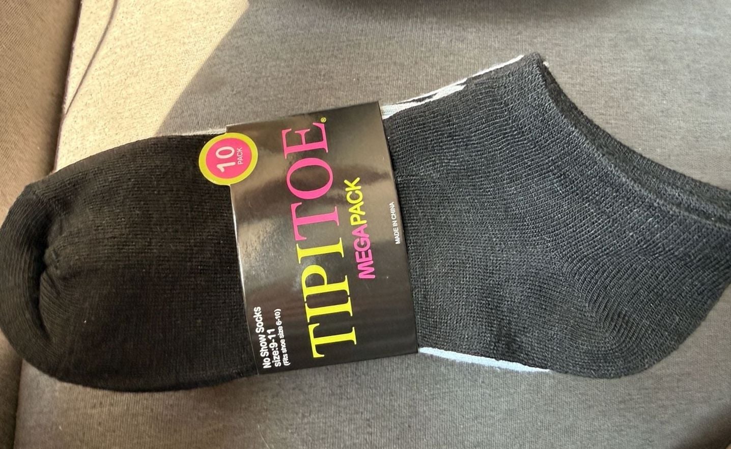 TipiToe 10-Pack No Show Ankle Socks Style #NS01-10 1