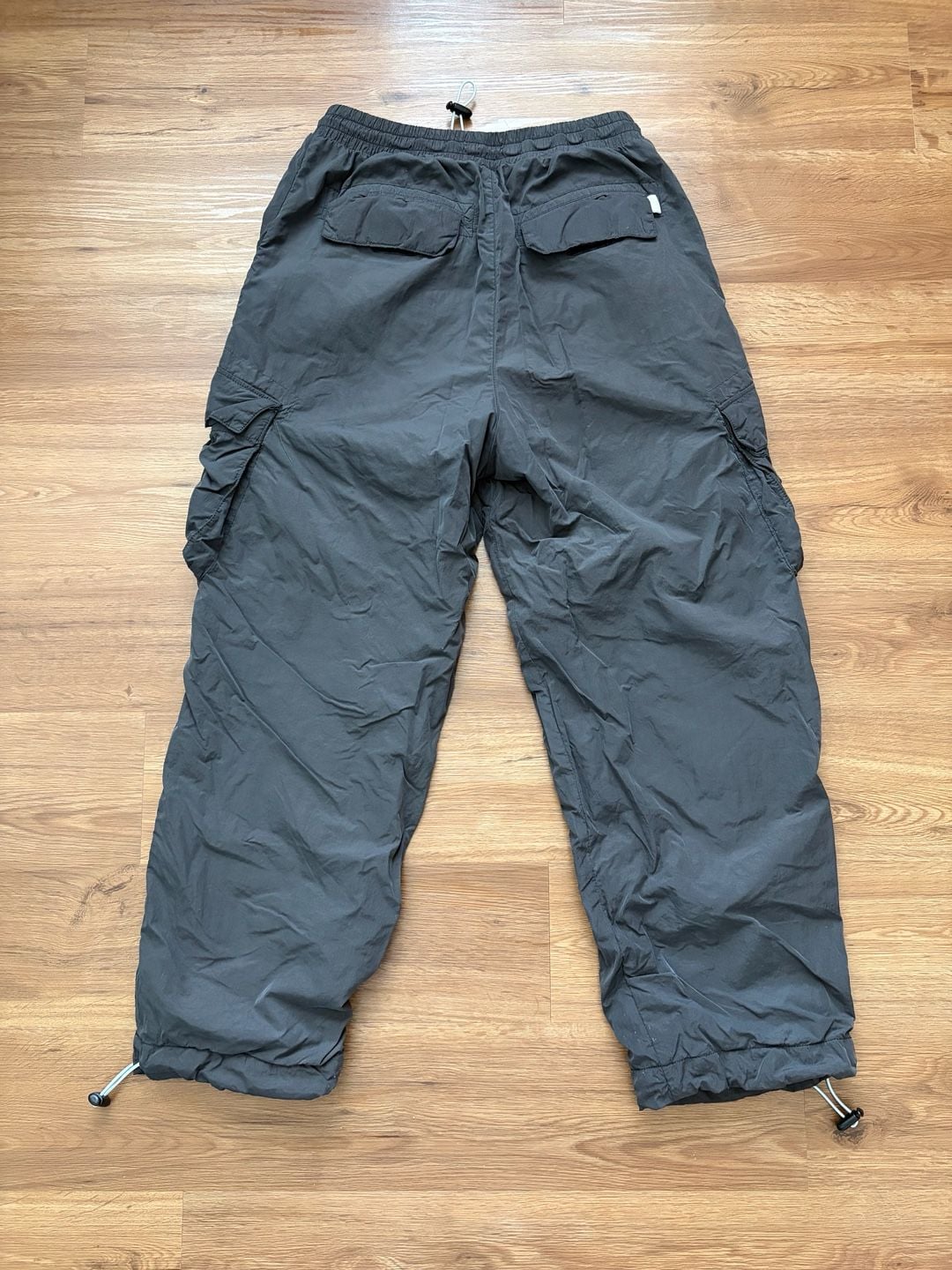 Urban Outfitters Nylon Cargo Parachute Pants with Drawstring Hem 7