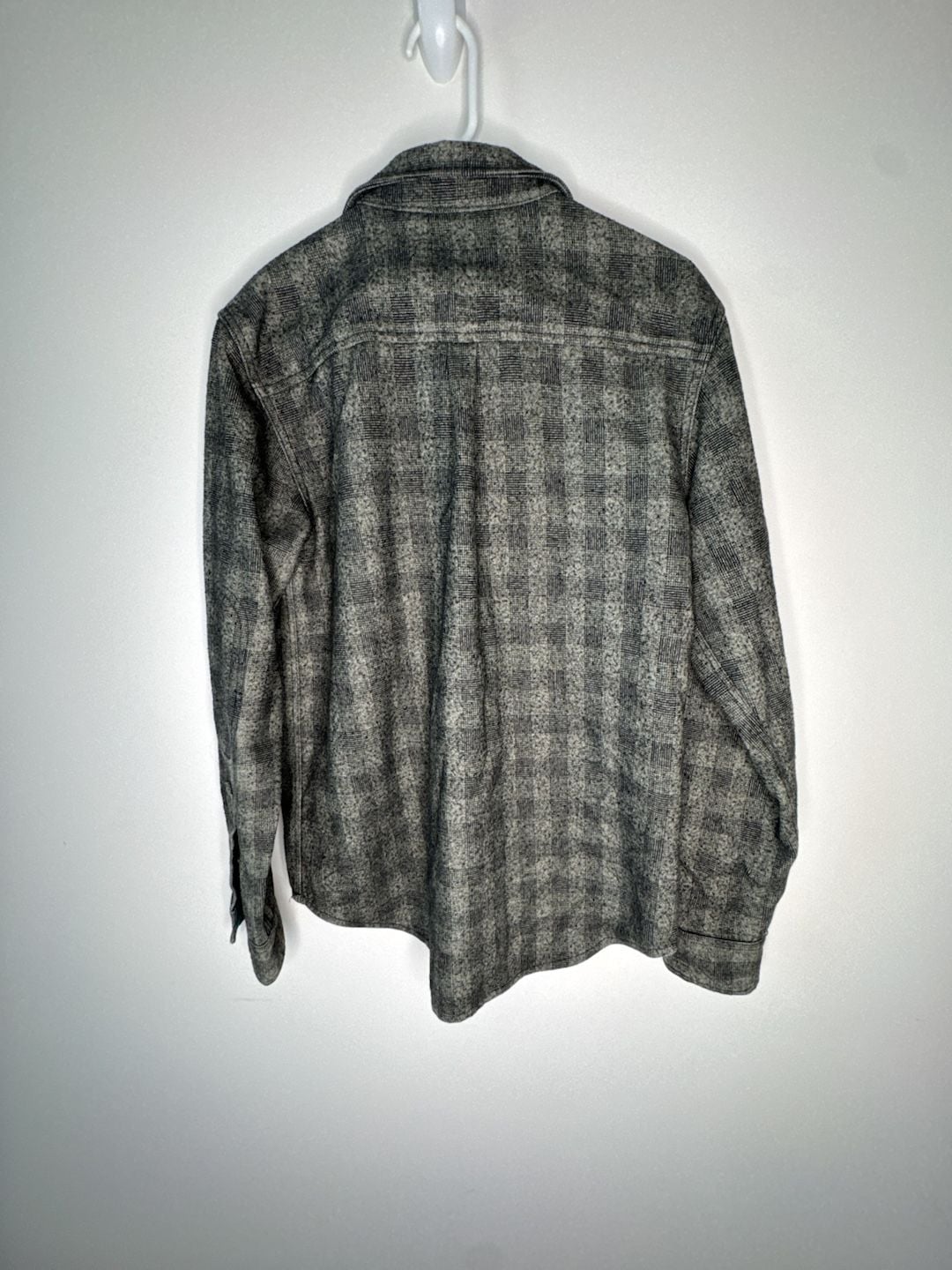 Deus Ex Machina Men's Plaid Button-Up Long Sleeve Shirt Jacket 7