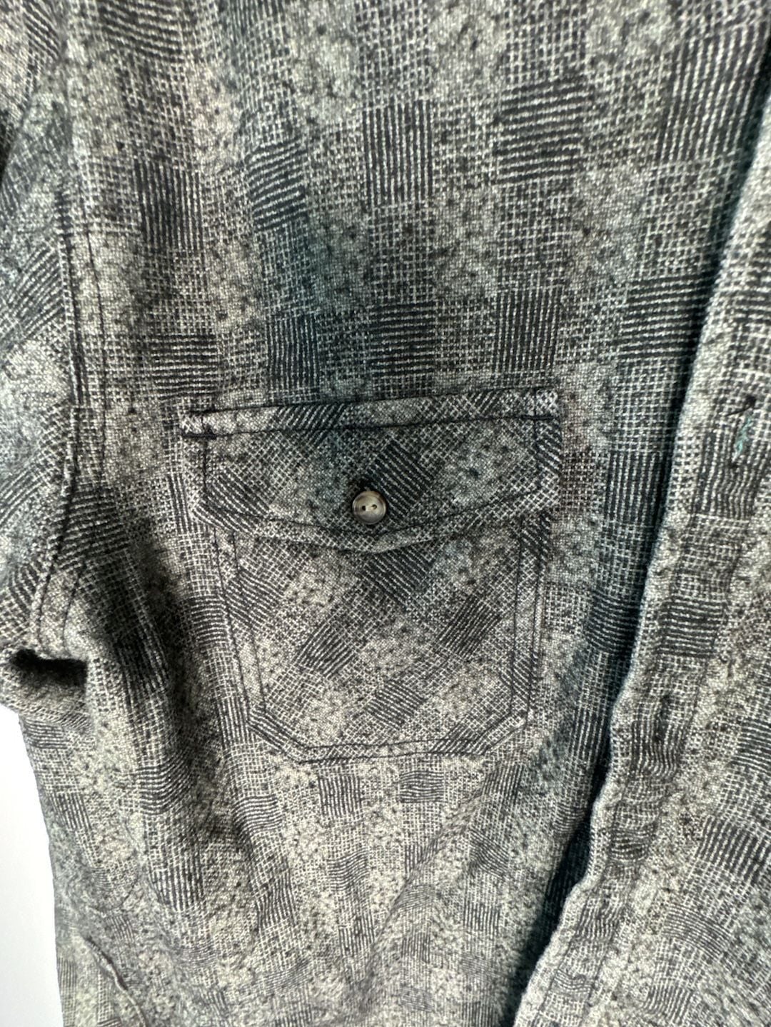 Deus Ex Machina Men's Plaid Button-Up Long Sleeve Shirt Jacket 5