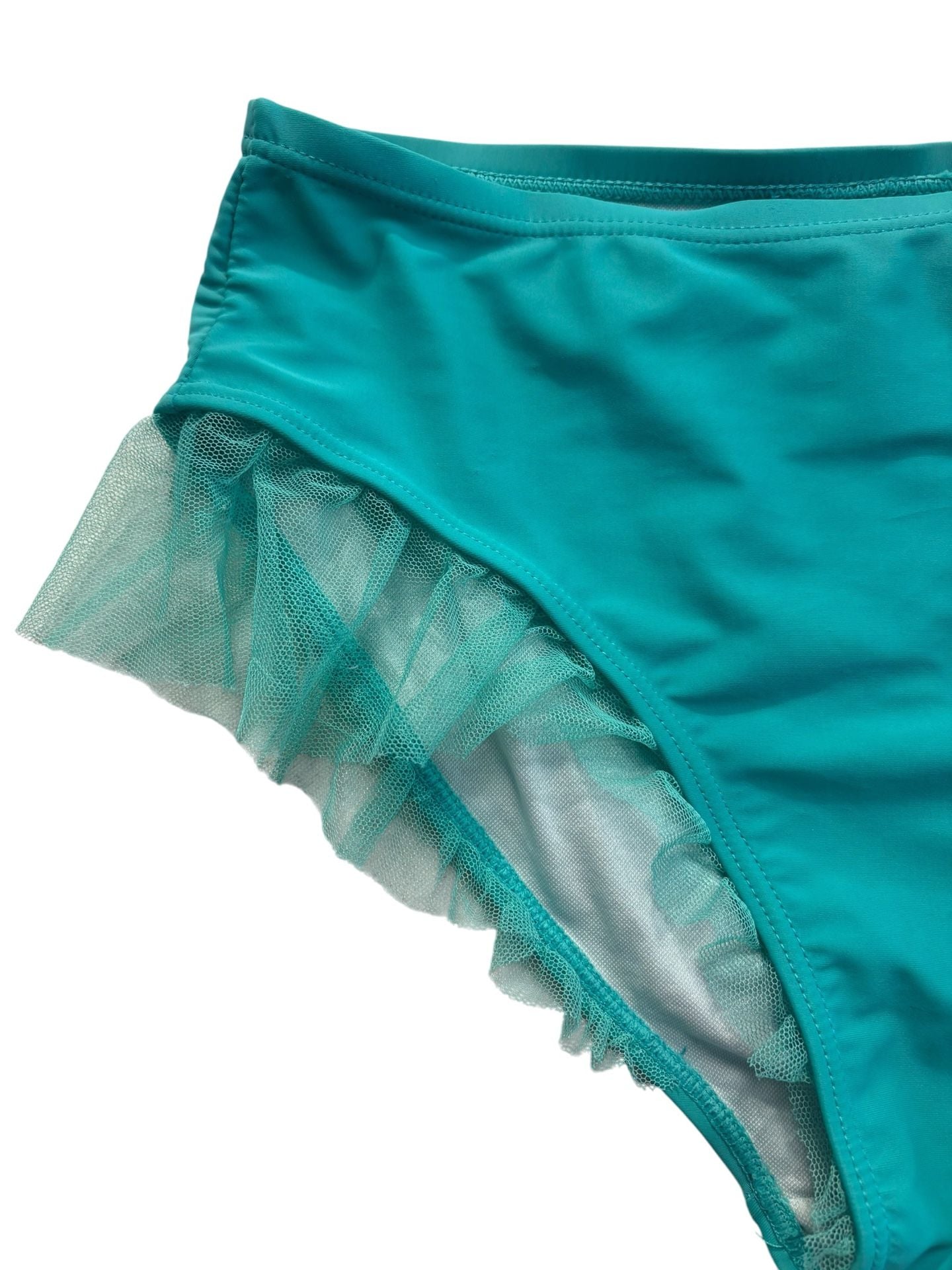 Current Mood Mermaid Sequin Shell Ruffle Bikini Set 7