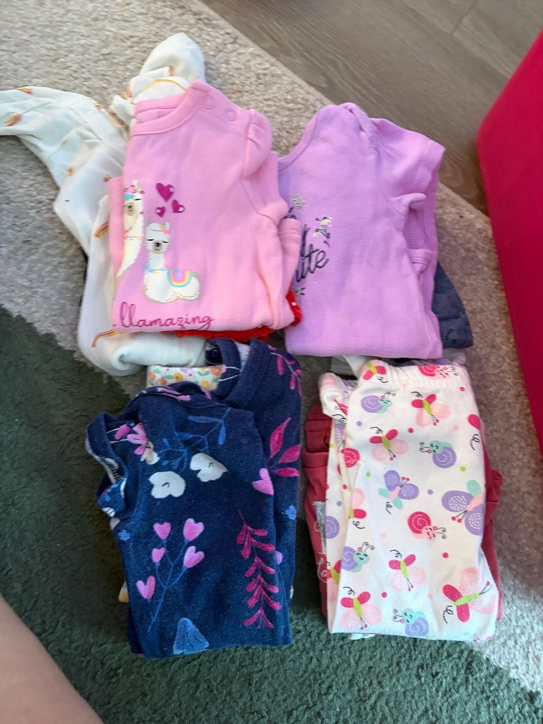 Baby Girl Assorted Bodysuit and Clothing Bundle (6-9 Months) 2