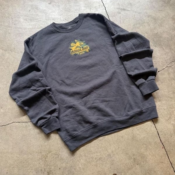 Jurassic Park Graphic Print Crewneck Sweatshirt