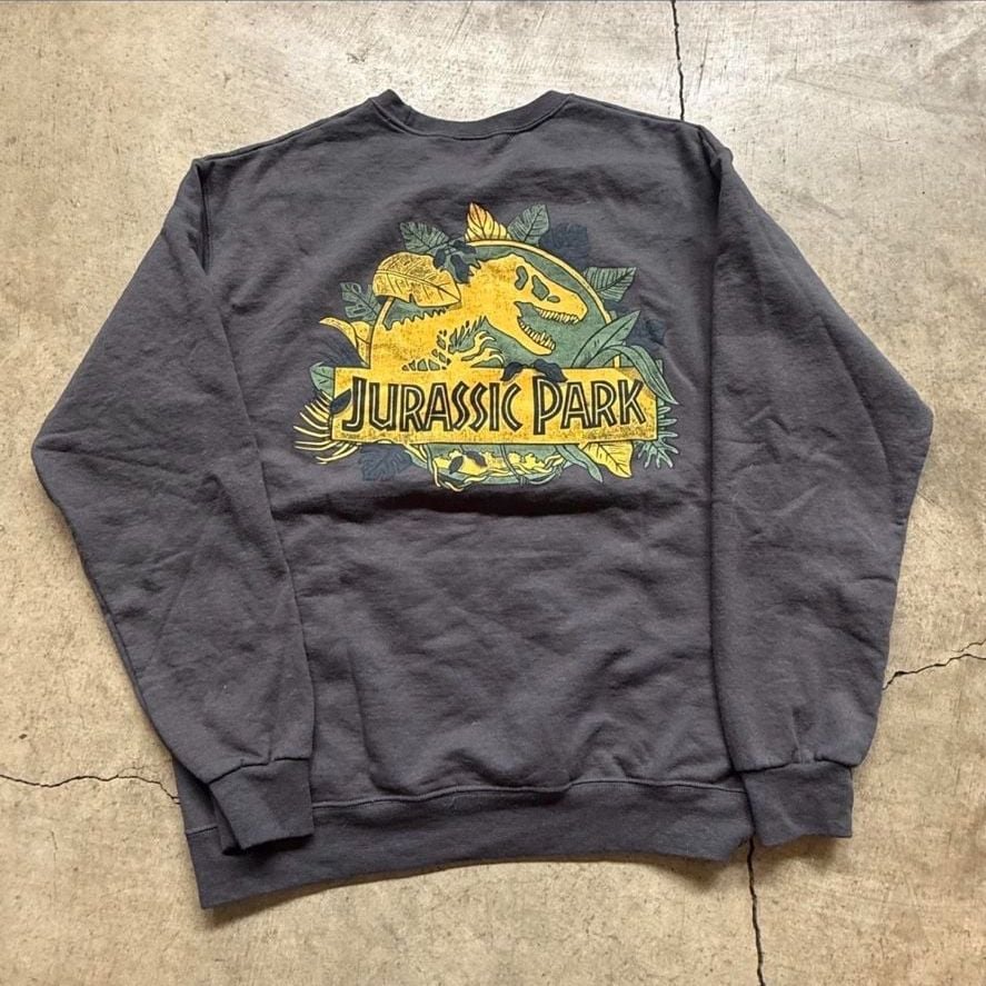 Jurassic Park Graphic Print Crewneck Sweatshirt 4