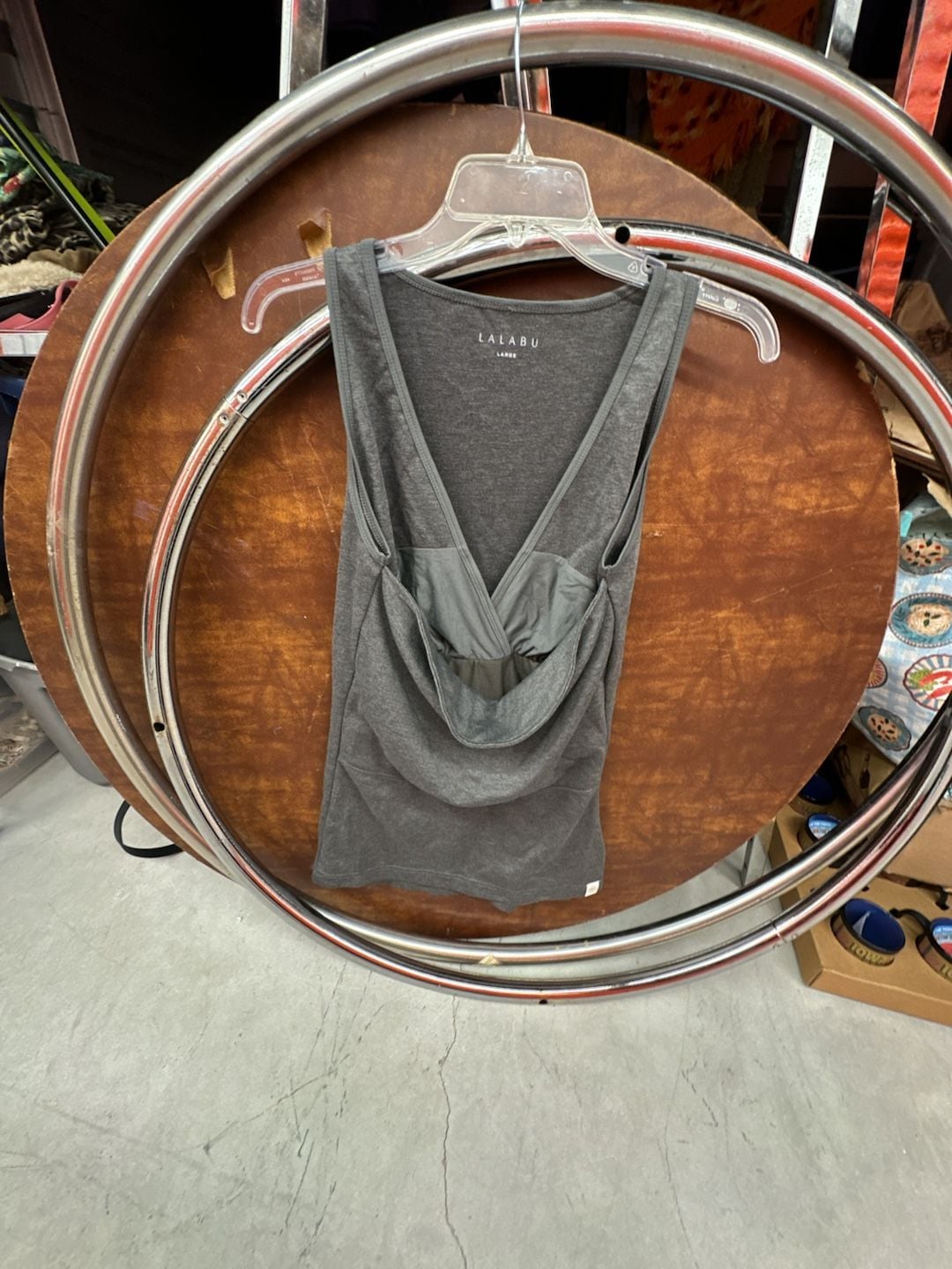 Lalabu Soothe Shirt Baby Wearing Tank Top Gray 2