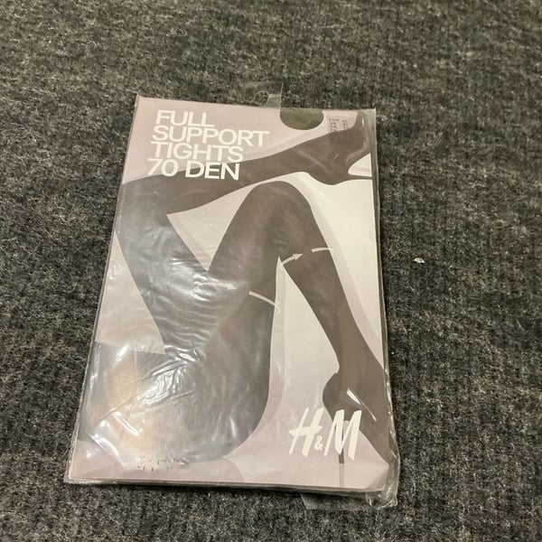H&M Full Support Tights 70 Denier Black Size XL 