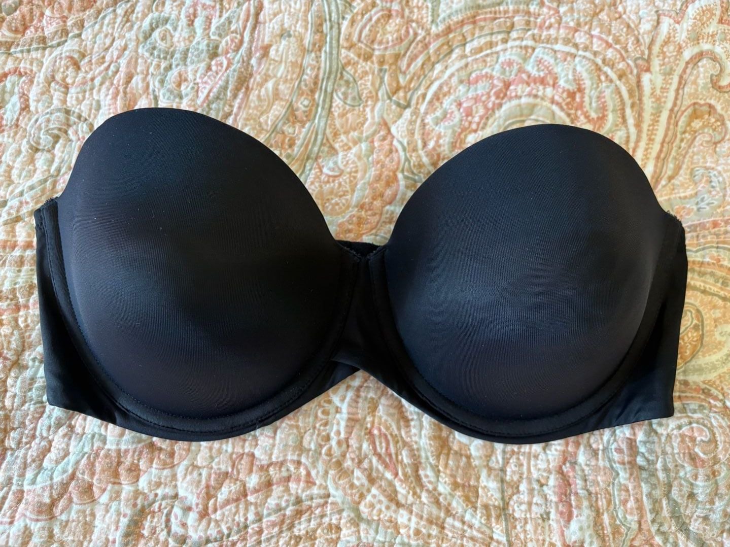 GUC Maidenform Self-Expressions Strapless Underwire Bra Size 38D, no straps 2