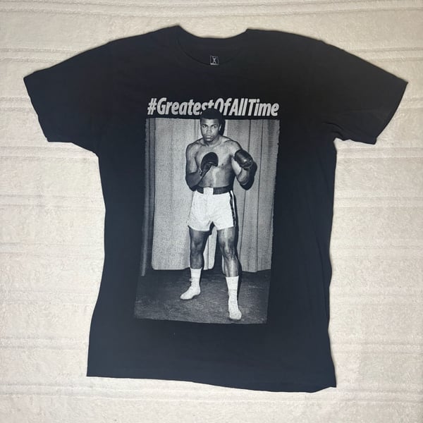 Muhammad Ali #GreatestOfAllTime Black Graphic T-Shirt