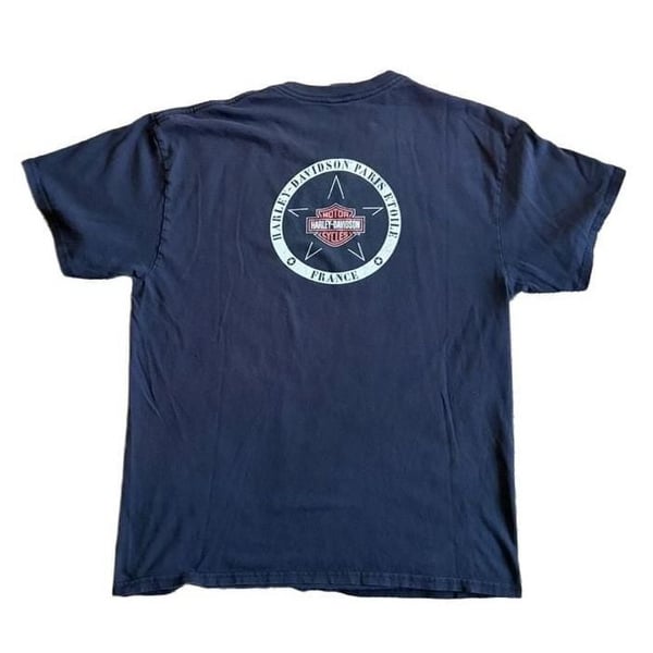 Harley-Davidson Debarquement Normandie Juin 1944 Paris Etoile Graphic T-Shirt