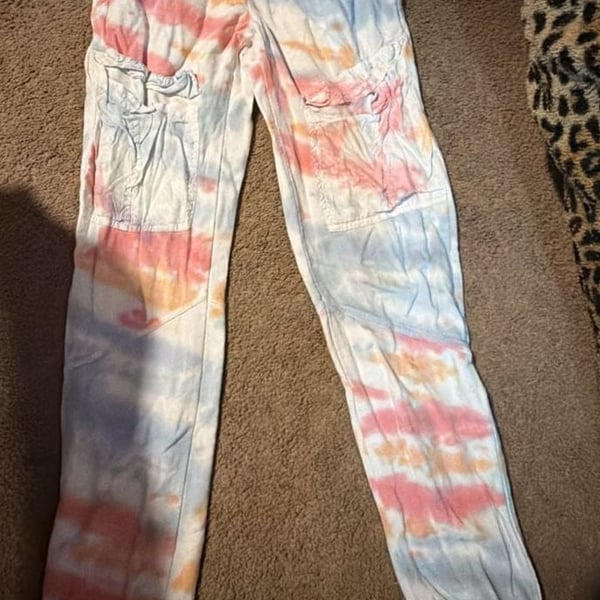 Young Fabulous & Broke Tie-Dye Cargo Jogger Pants
