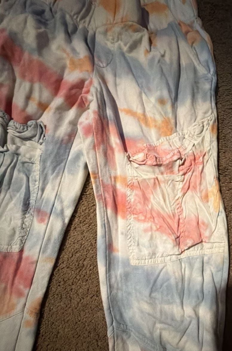 Young Fabulous & Broke Tie-Dye Cargo Jogger Pants 3