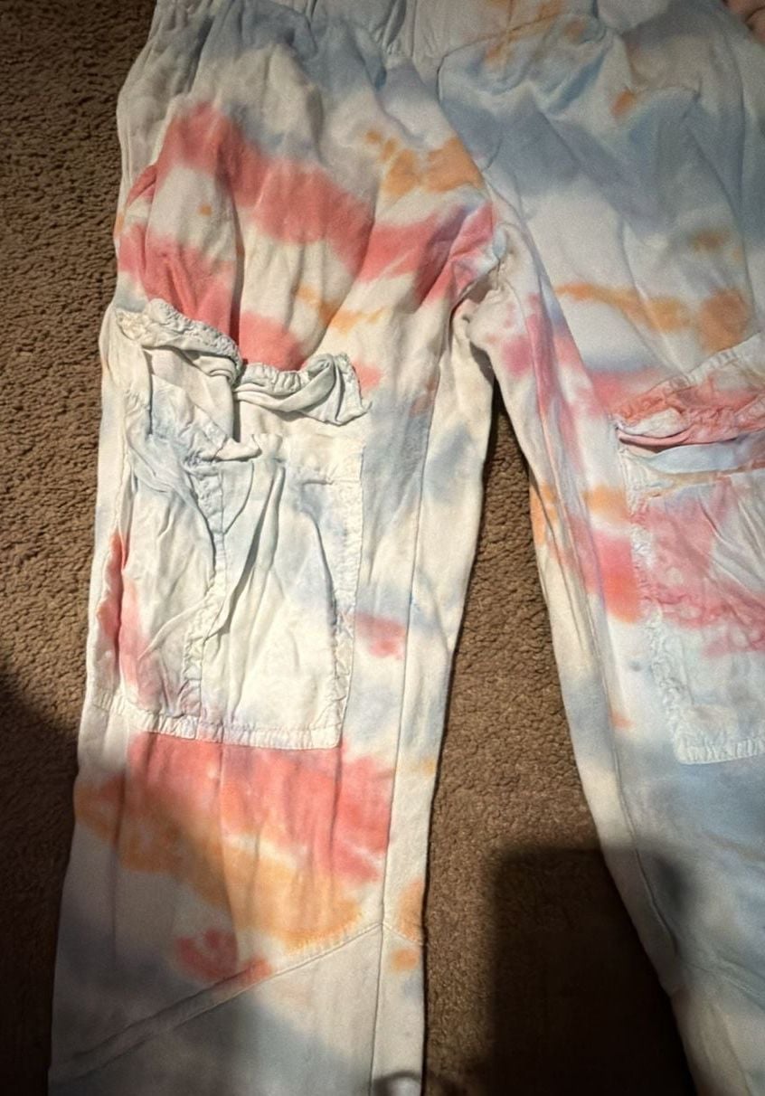Young Fabulous & Broke Tie-Dye Cargo Jogger Pants 4