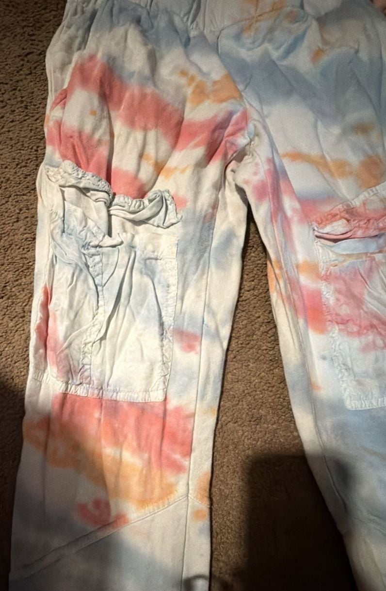 Young Fabulous & Broke Tie-Dye Cargo Jogger Pants 5
