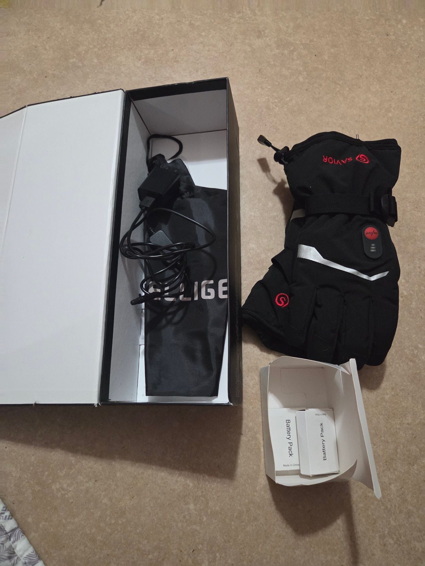 Savior Heat Rechargeable Electric Heated Winter Gloves with Battery Packs 7