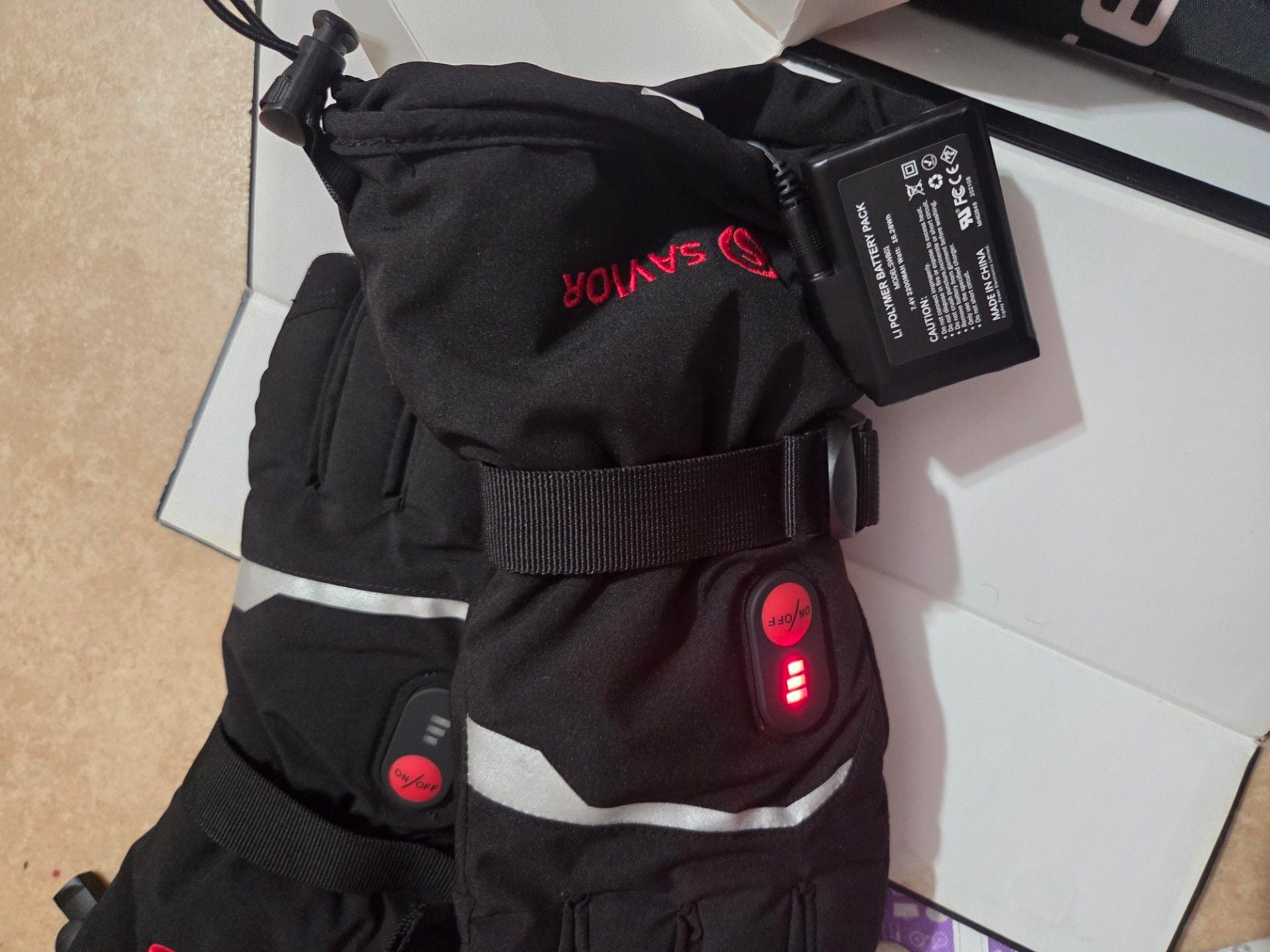Savior Heat Rechargeable Electric Heated Winter Gloves with Battery Packs 11