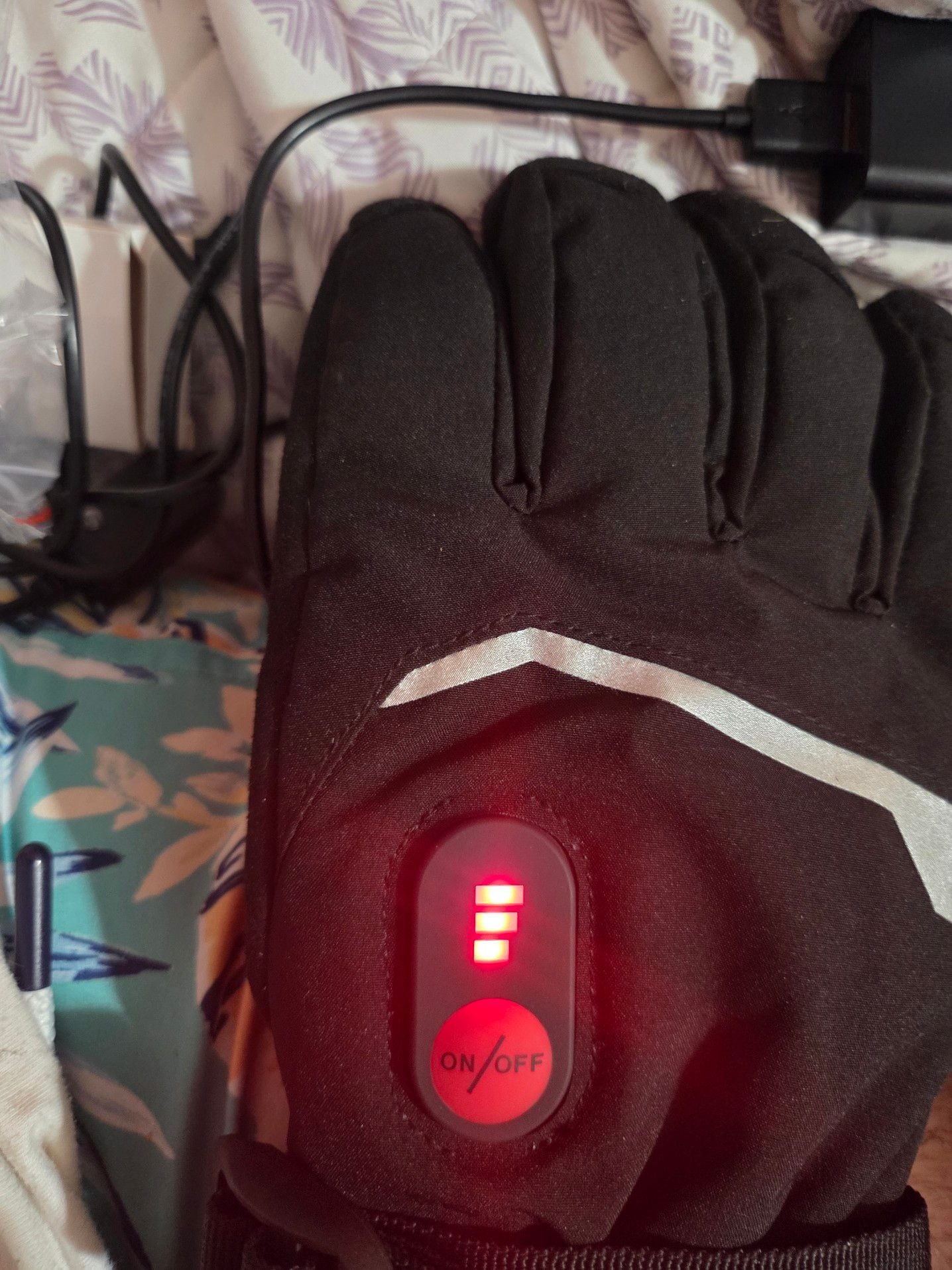Savior Heat Rechargeable Electric Heated Winter Gloves with Battery Packs 12