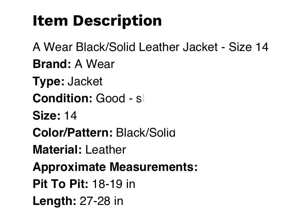 Vintage A|wear Women's Black Real Leather Military Jacket 6