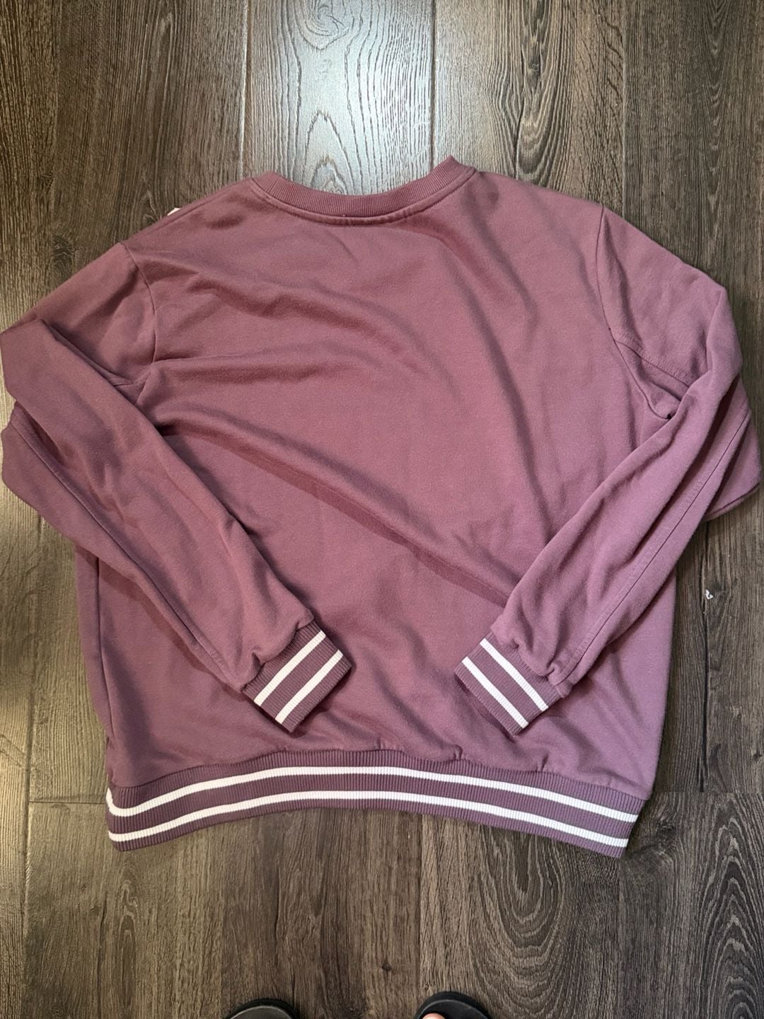 Fila Classic Logo Sweater Adult XXL Purple Crewneck Sweatshirt Pullover Mens 9