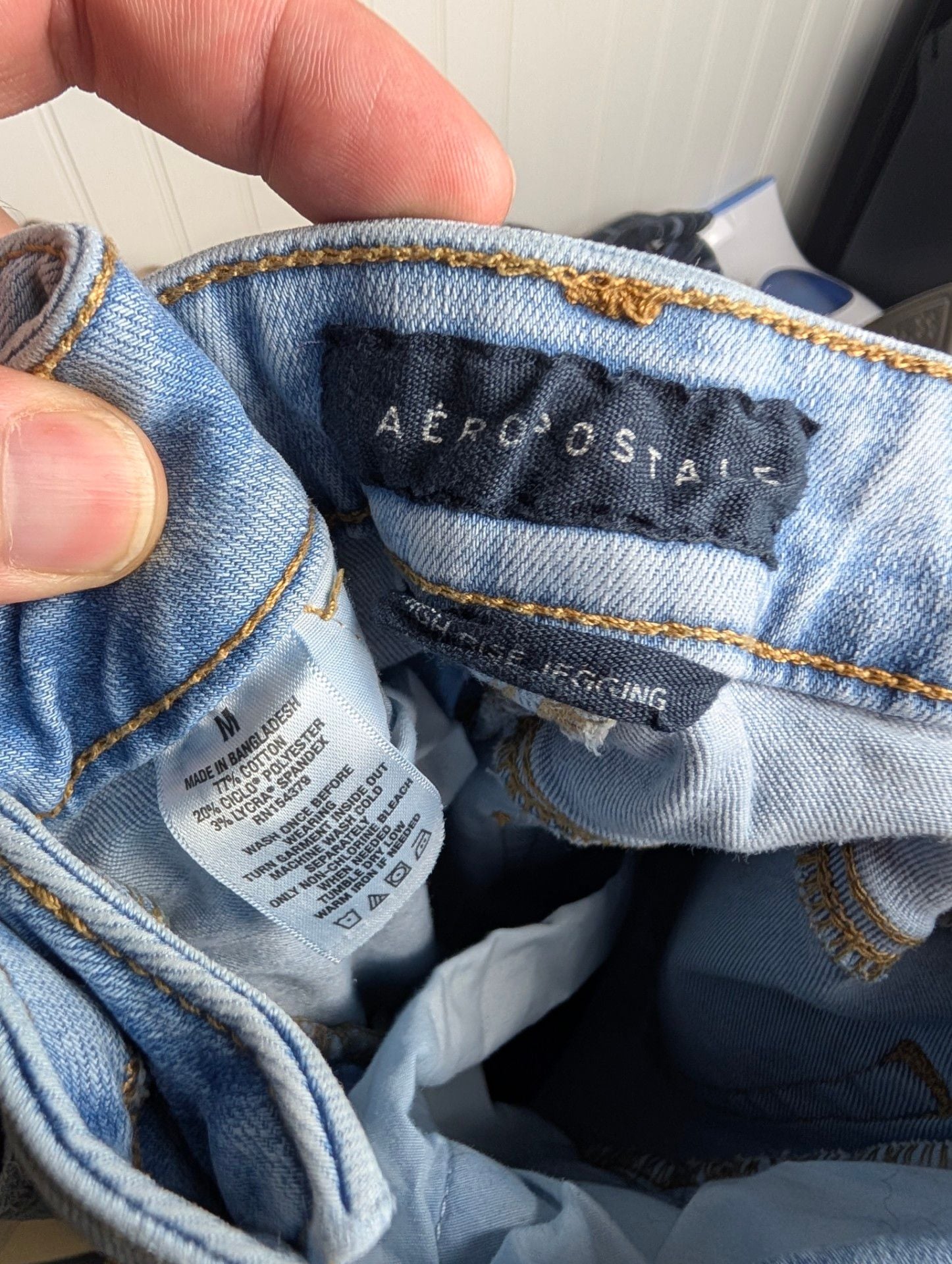 y2k Casualchic Aeropostale High Rise Distressed Raw Hem Jegging 3