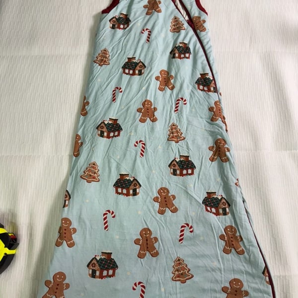 Larkspur Gingerbread House Print Baby Sleep Sack 6-18m 1tog