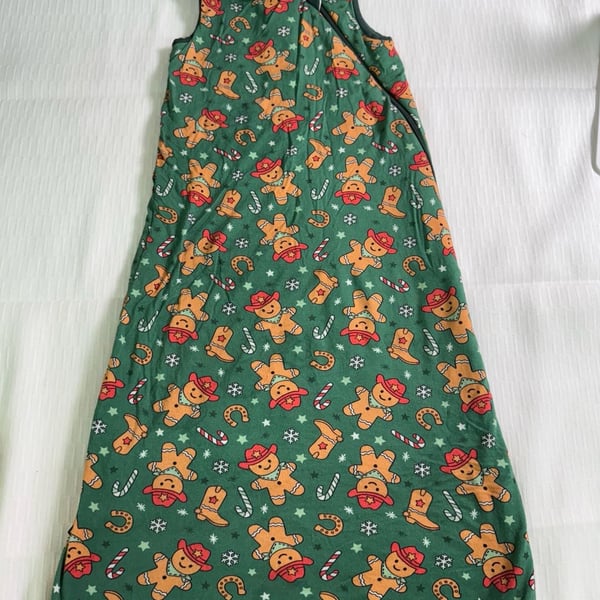 Larkspur Baby Sleep sack- Gingerbread Cowboy Print 6-18m 1tog