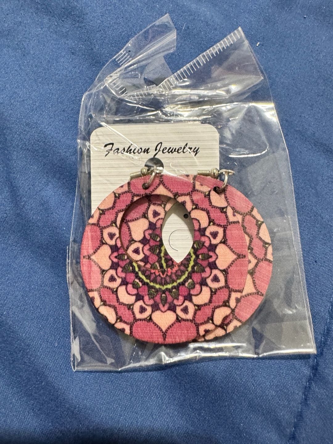 3 x$5 Bohemian Geometric Printed Wooden Dangle Earrings 7