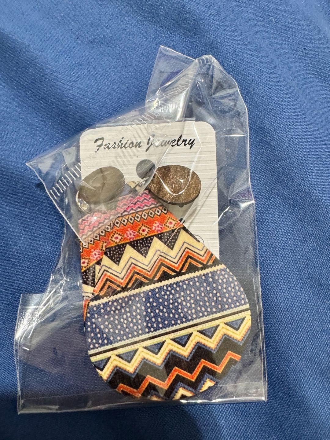3 x$5 Bohemian Geometric Printed Wooden Dangle Earrings 8