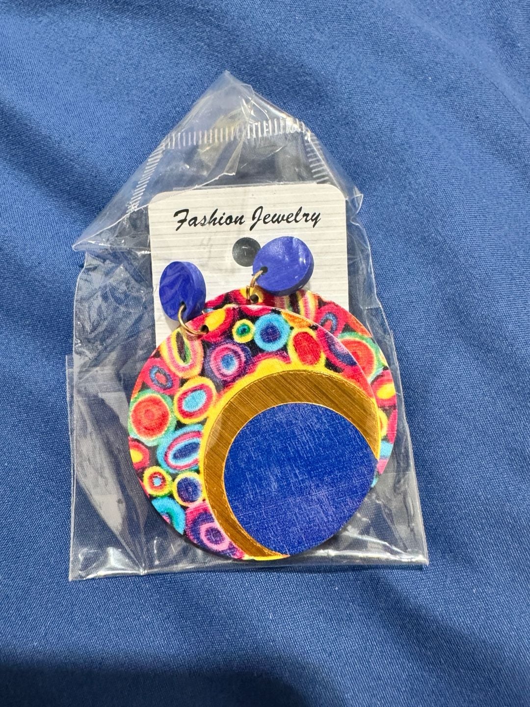 3 x$5 Bohemian Geometric Printed Wooden Dangle Earrings 9