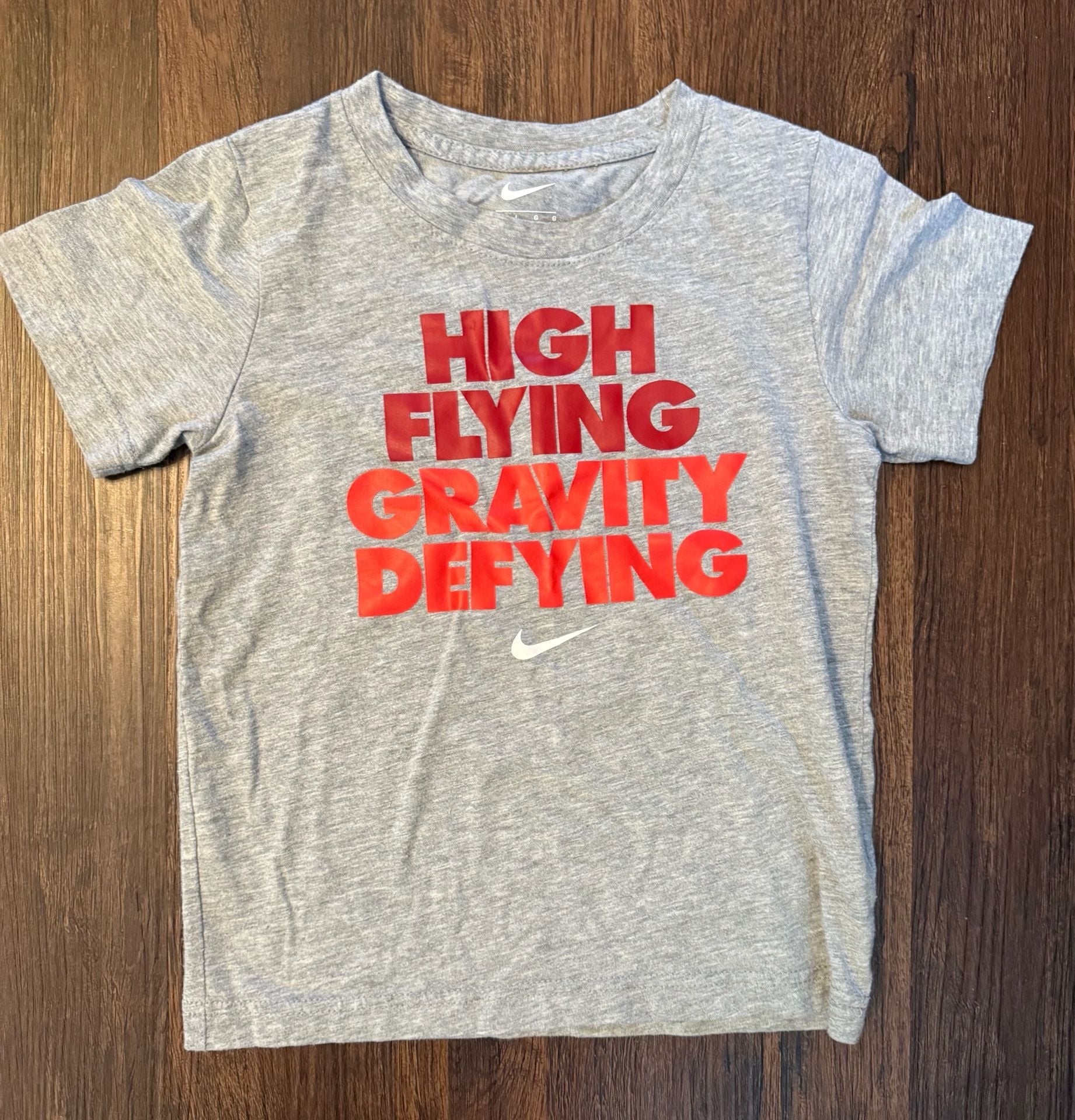 Lot of 2 Nike Boys Graphic T-Shirts (High Flying Gravity Defying & I'm What's Next) 2