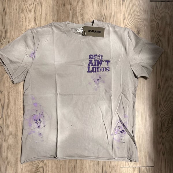 SSSAINT LOUIS Future Vintage Distressed Graphic T-Shirt