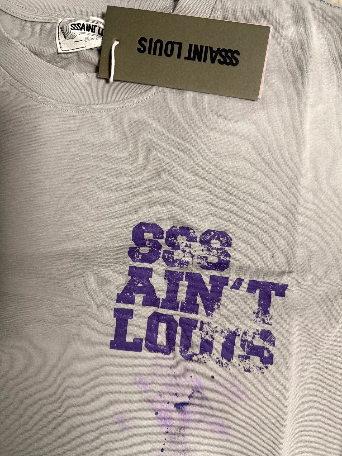 SSSAINT LOUIS Future Vintage Distressed Graphic T-Shirt 3