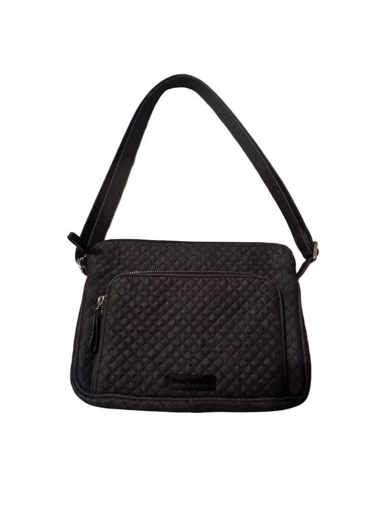 Vera Bradley Quilted Denim Crossbody Bag with Floral Interior Lining 2