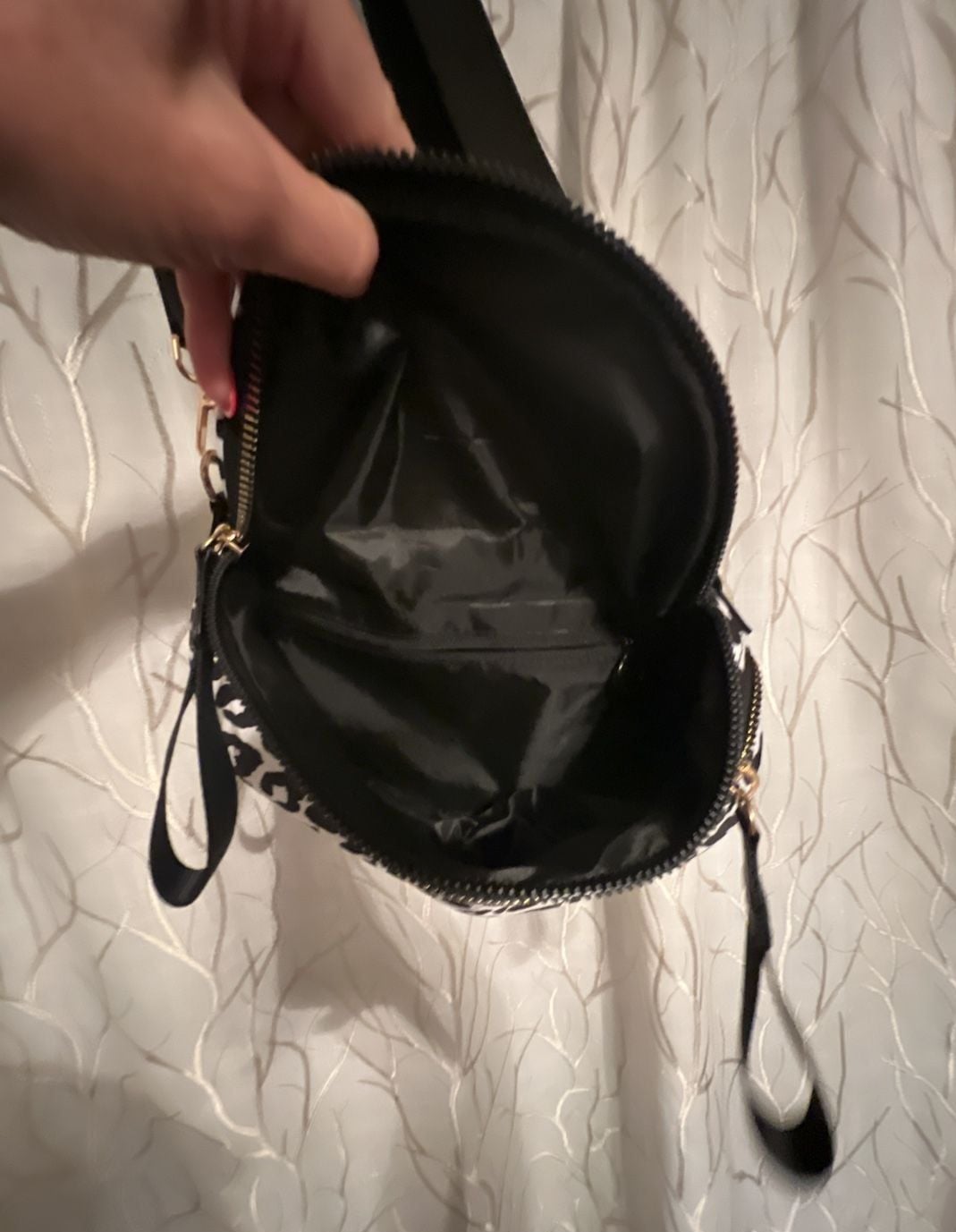 Do Everything In Love Nylon Leopard Print Crescent Crossbody Bag 4