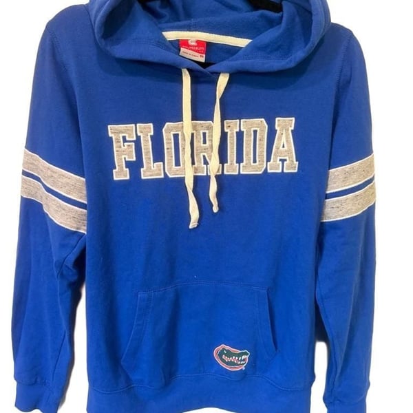 Colosseum Athletics Florida Gators Hoodie | Royal Blue | Size M | Applique Lettering