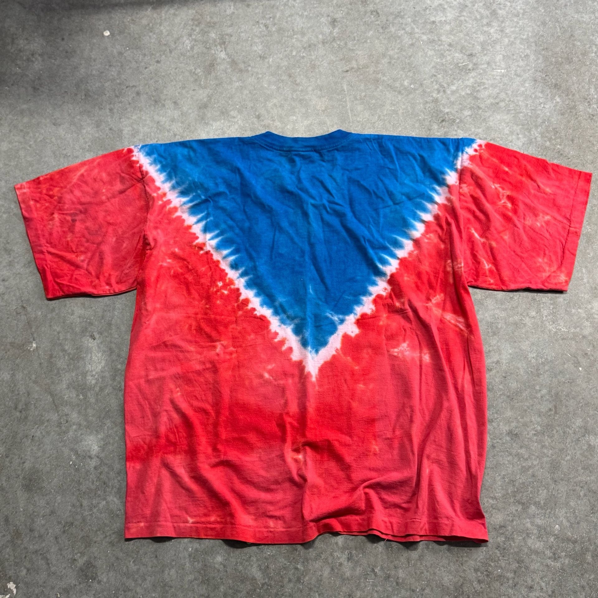 Vintage Liquid Blue Puerto Rico Flag Tie-Dye T-Shirt XXL 7