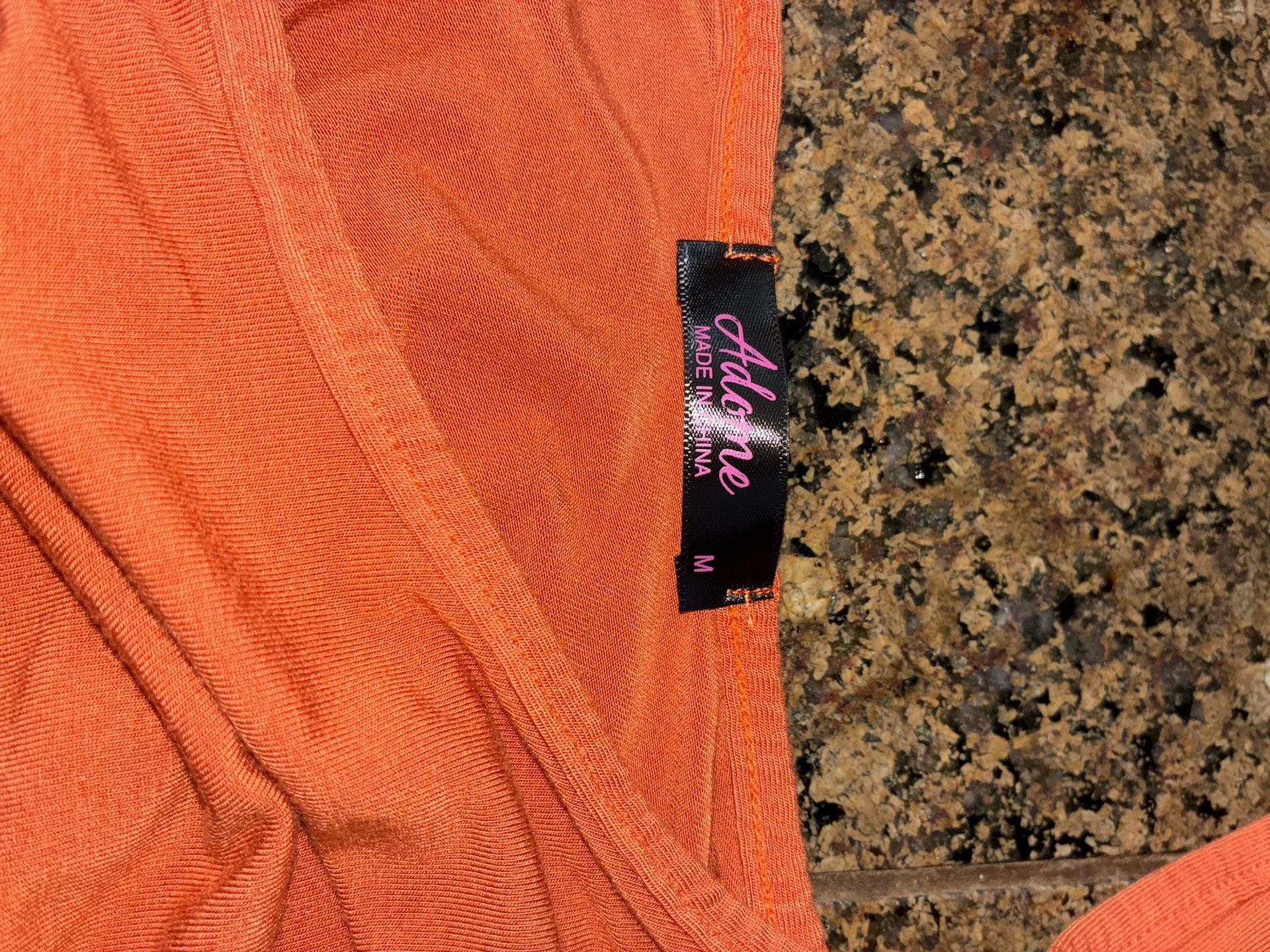 Adone Sleeveless Drawstring Waist Romper in Orange 4