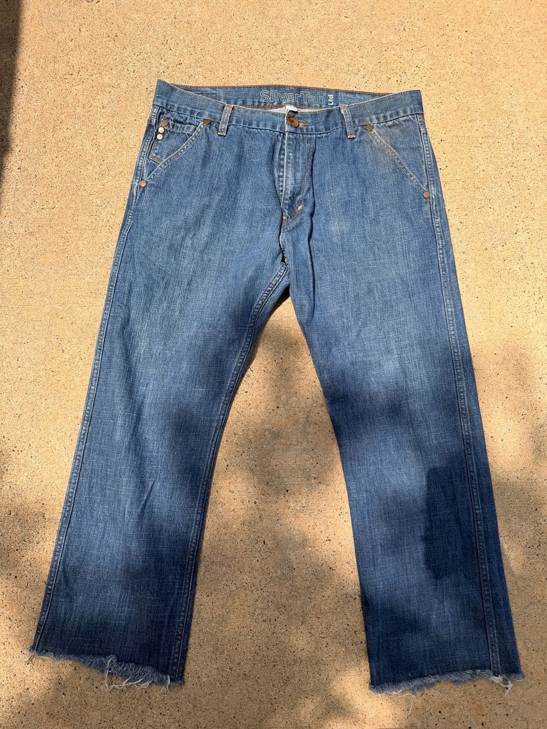 Levi's SilverTab Ltd. Vintage Y2K Raw Hem Denim Jeans 7