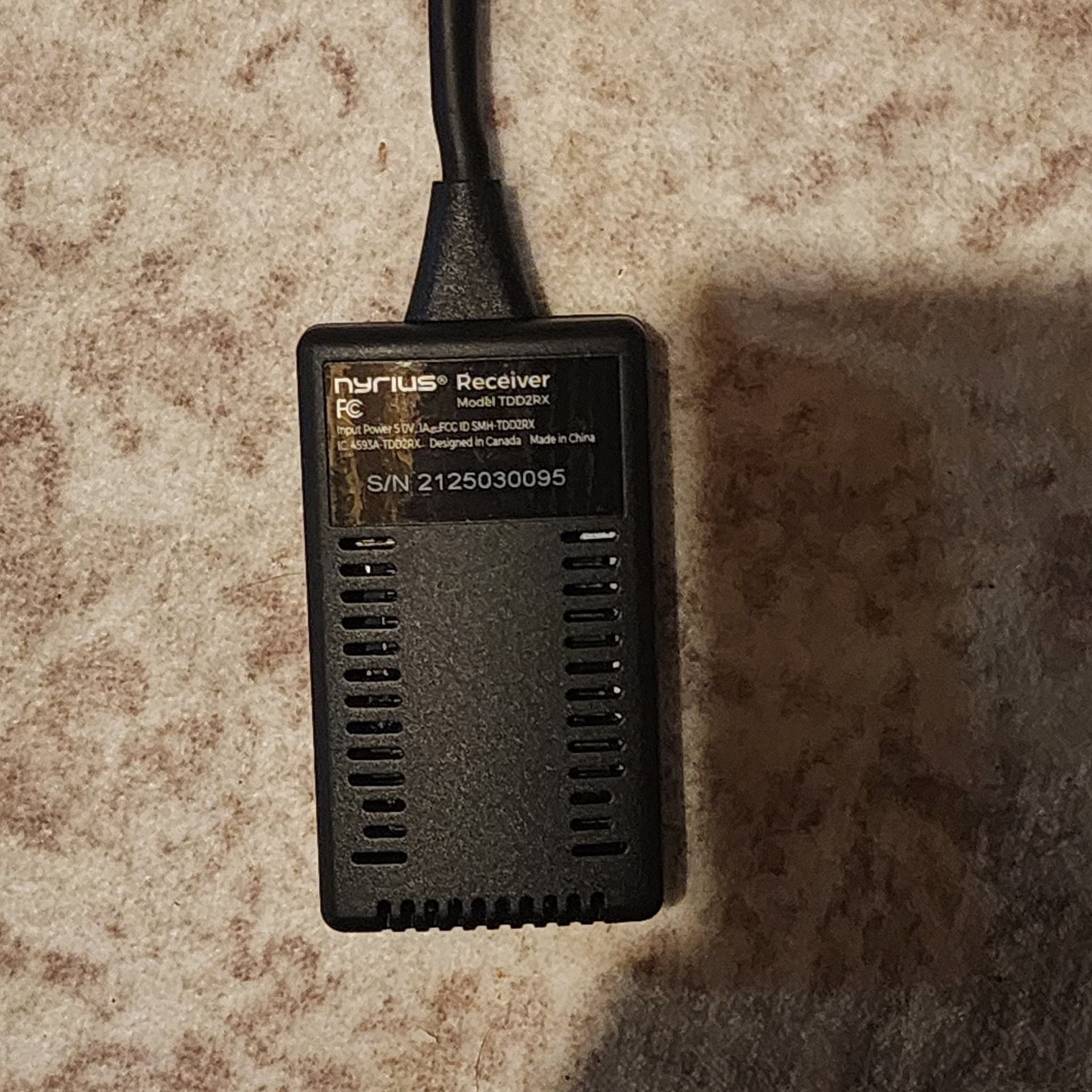 Nyrius TDD2RX Wireless HDMI Receiver Unit 2