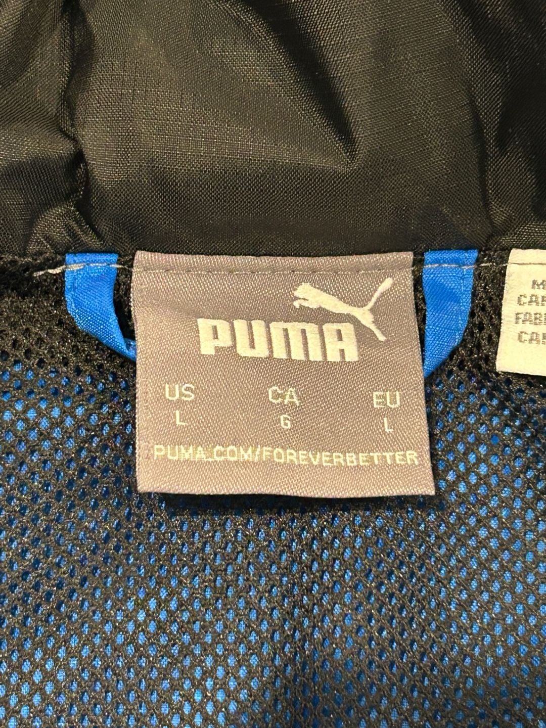 Puma TeamLIGA All Weather Rain Windbreaker Jacket Electric Blue/Black 5