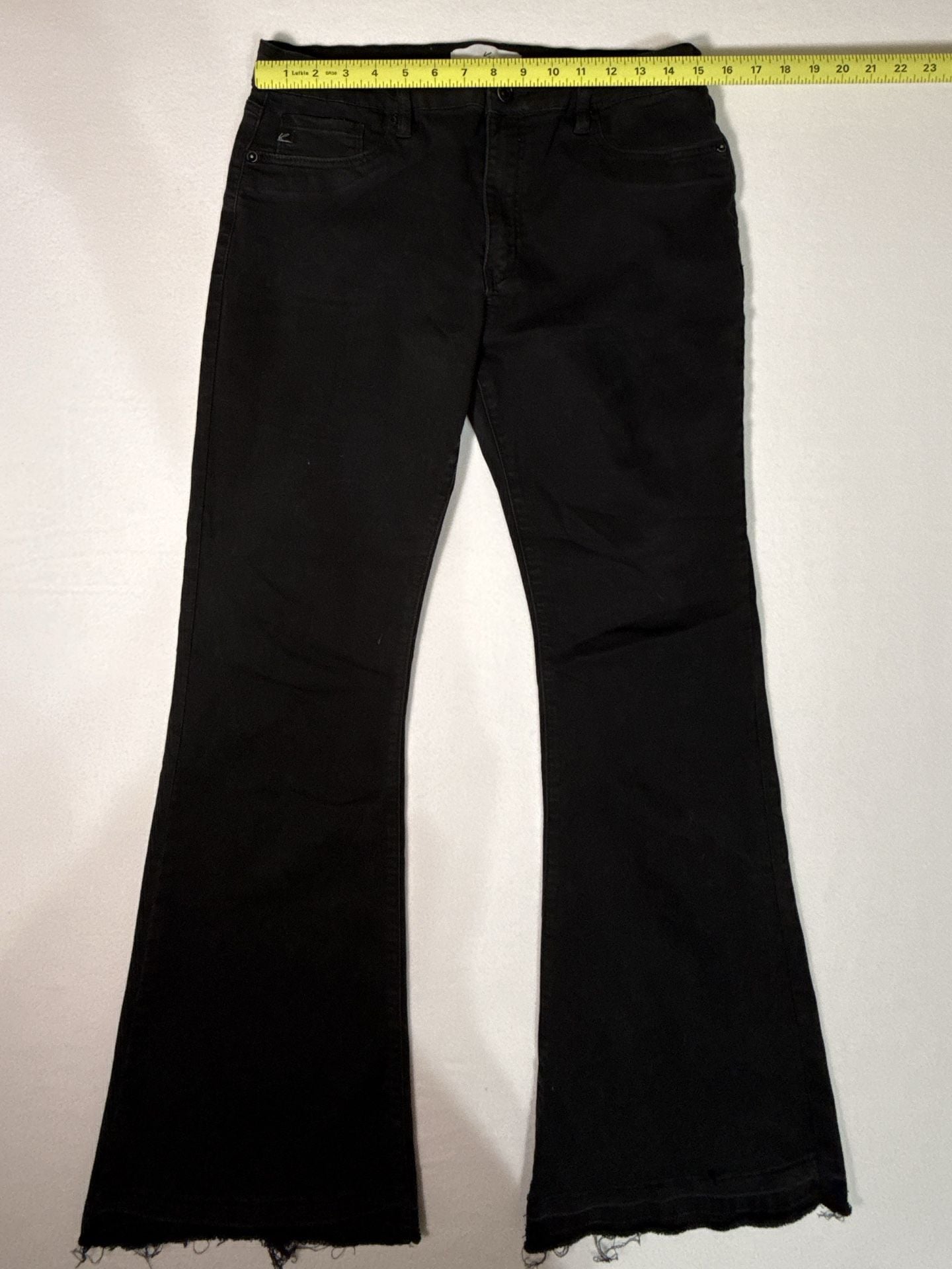 Kancan Women's Black flare Jeans Style KC6376BK Size 15/31 5