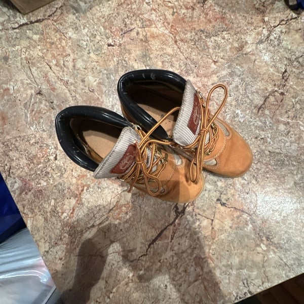 Timberland Kids Field Boots Tan and Beige Hiking Boots