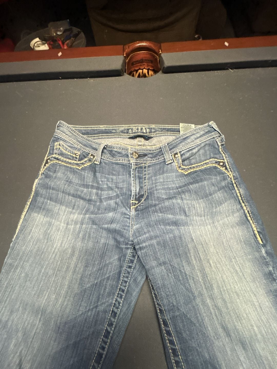 Ariat Turquoise Women's Mid-Rise Bootcut Jeans Size 31R 3