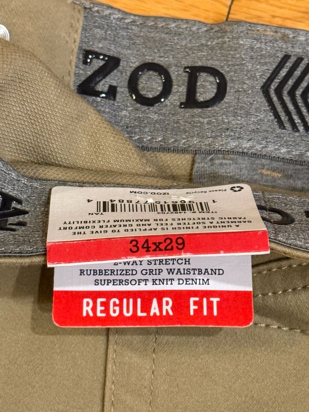 IZOD Comfort Stretch Ultraflex Regular Fit 5-Pocket Jeans 6