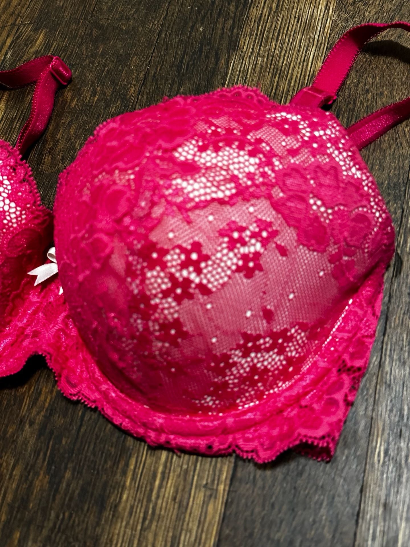 Victoria's Secret Dream Angels Lined Demi Bra 32DD Pink 2
