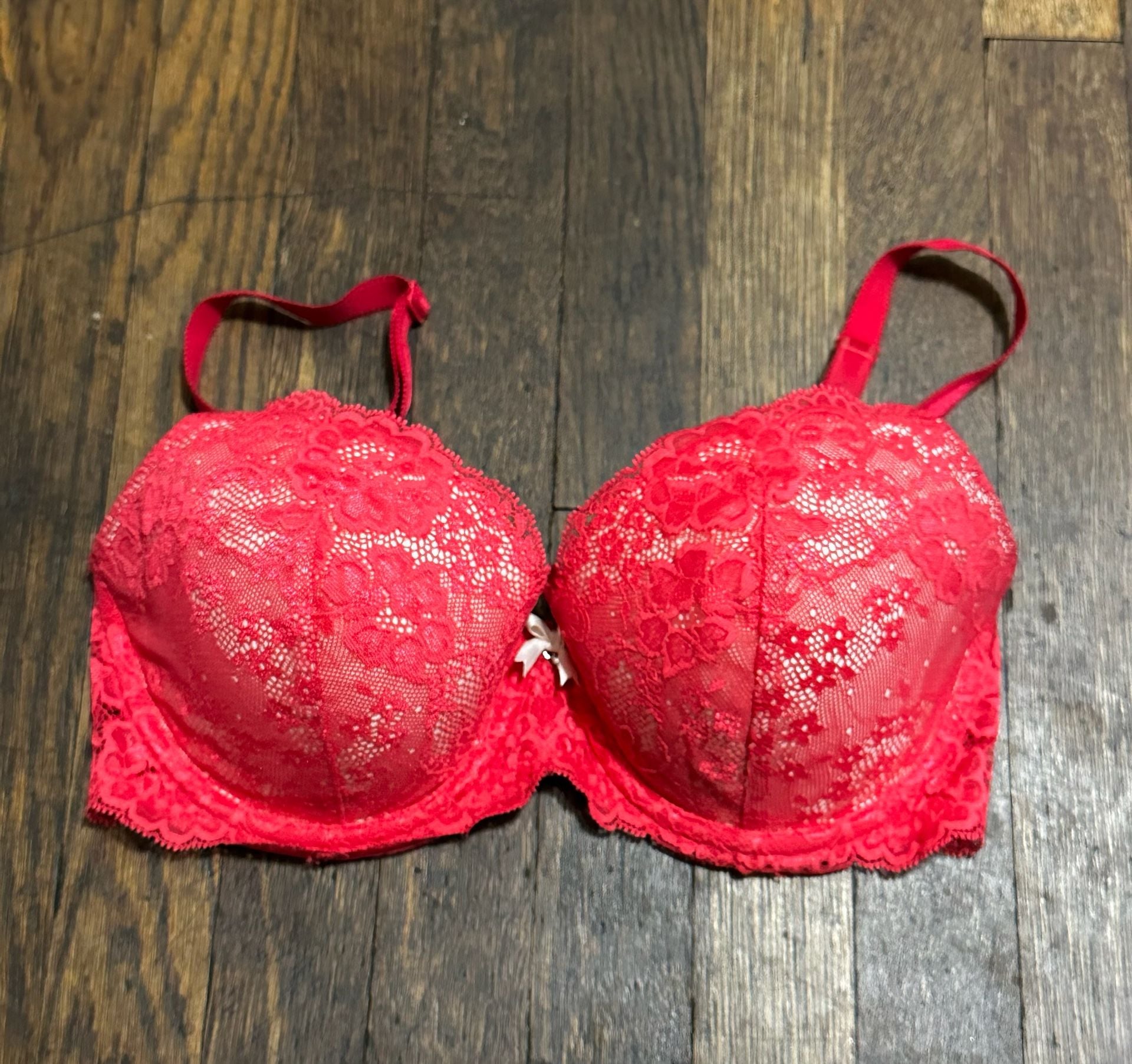 Victoria's Secret Dream Angels Lined Demi Bra 32DD Pink 3
