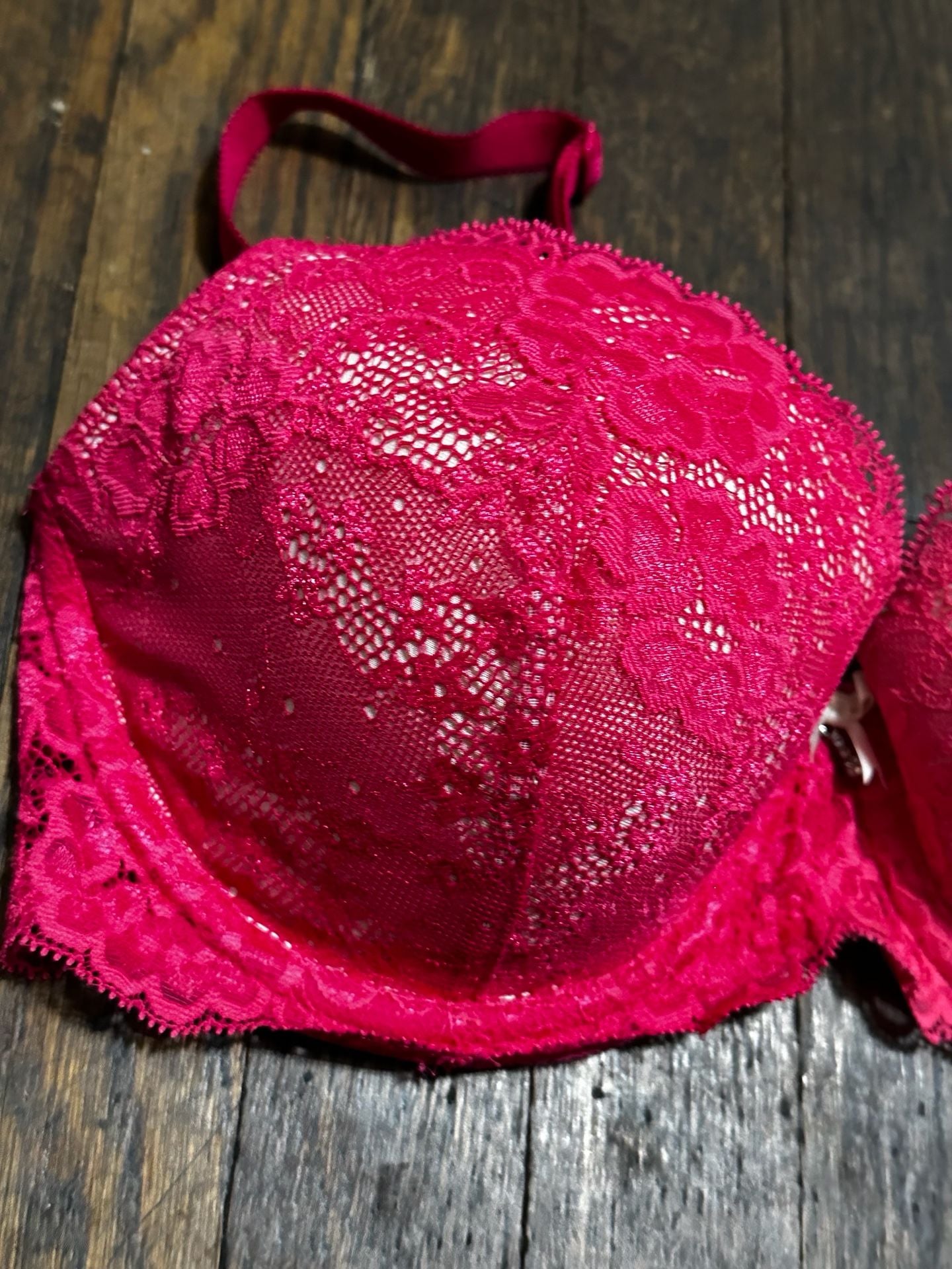 Victoria's Secret Dream Angels Lined Demi Bra 32DD Pink 4