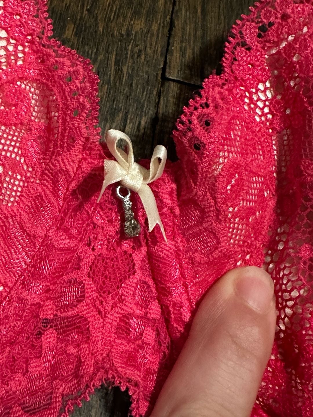 Victoria's Secret Dream Angels Lined Demi Bra 32DD Pink 5