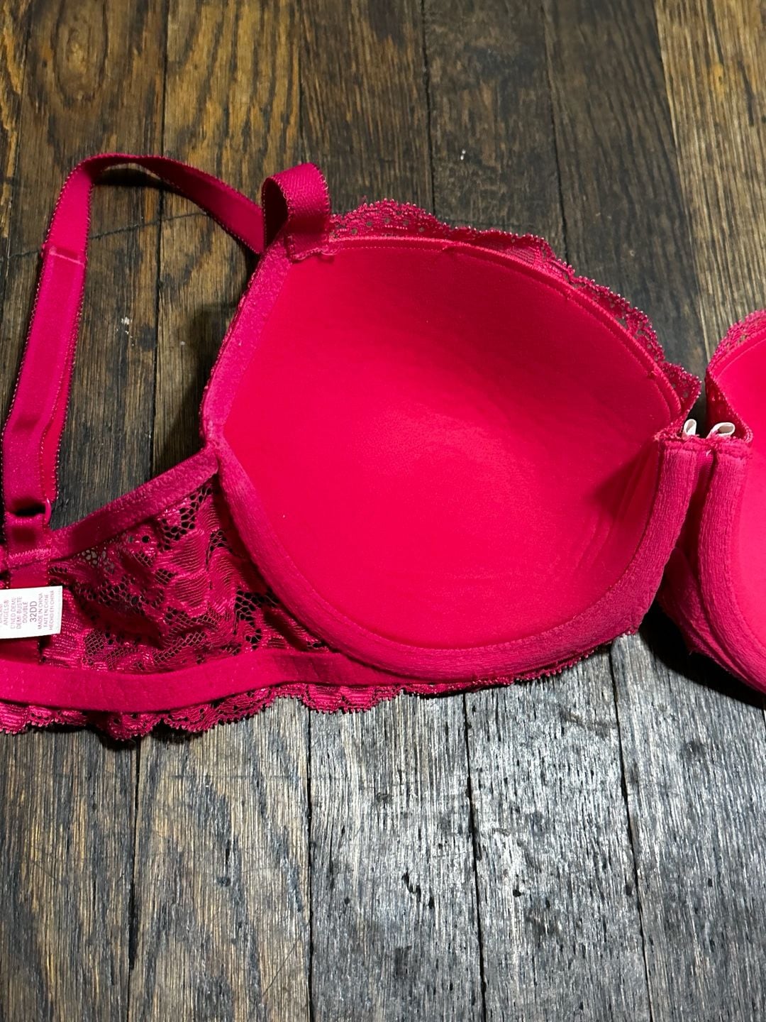 Victoria's Secret Dream Angels Lined Demi Bra 32DD Pink 10