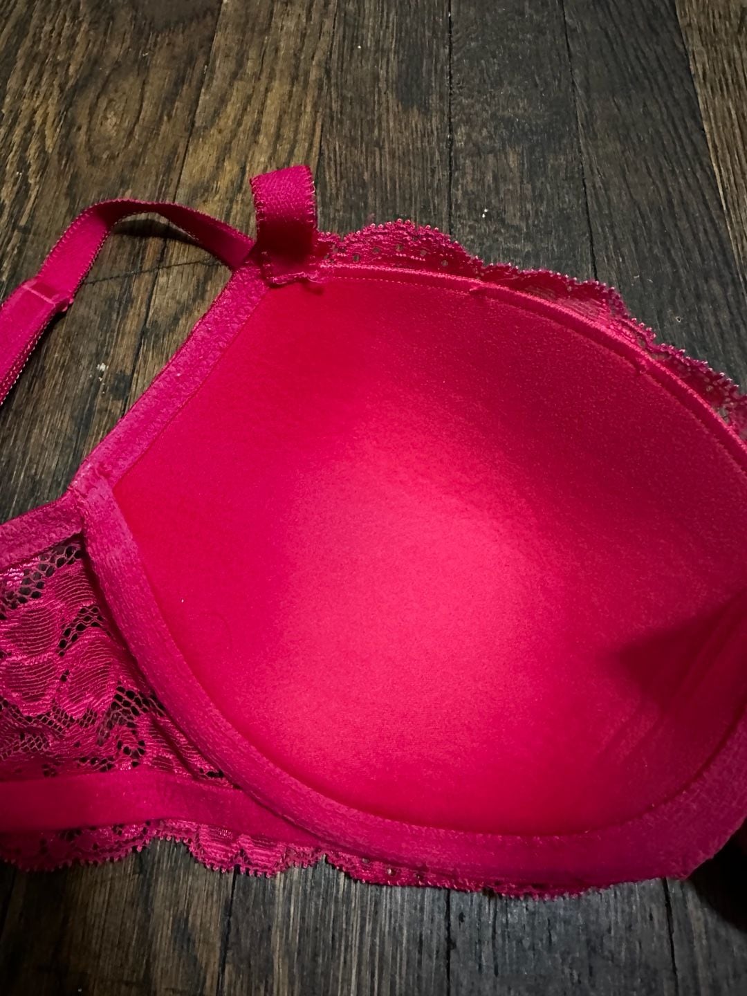 Victoria's Secret Dream Angels Lined Demi Bra 32DD Pink 11